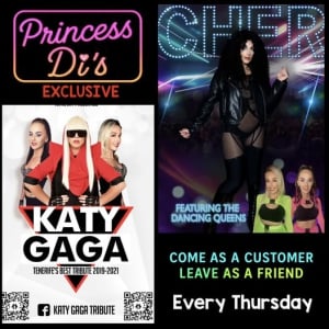 Lady Gaga and Cher at Princess Di's