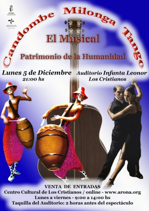 Latino Dancing Spectacular in Los CristIanos Auditorium