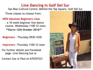 Line Dancing Course Golf del Sur