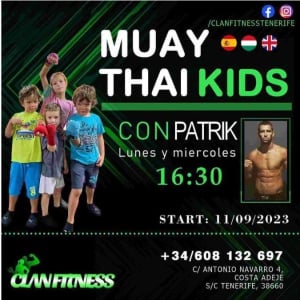 Muay Thai para niños en Clan Fitness, Torviscas