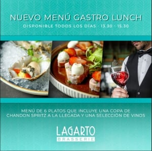 New Gastro Lunch Menu at Lagarto Brasserie