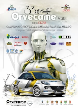 Orvecame Car Rally in North Tenerife