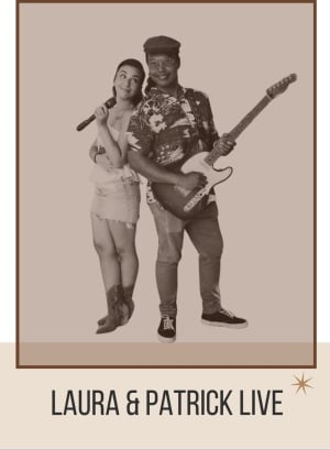 Patrick and Laura at Eulenspiegel Restaurant