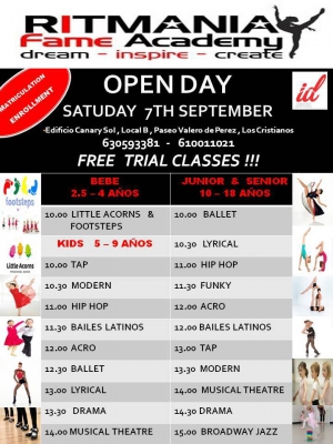 Ritmania Fame Academy Open Day