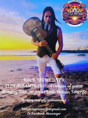 Rock night at Little Britain Tenerife, Puerto Colon
