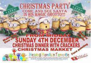 Santas Grotto and Christmas Dinner for Helping Hands Charity