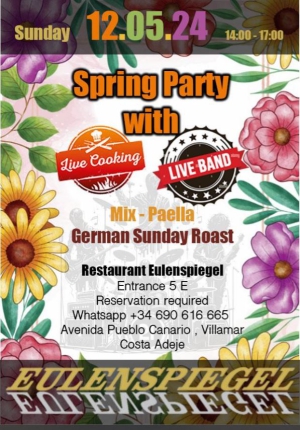 Party de Primavera en Eulenspiegel Domingo 12 de Mayo