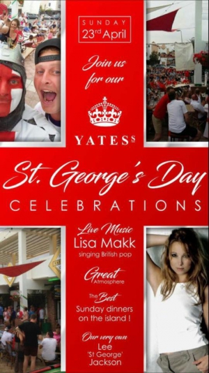 St George's Day Celebrations at Yates