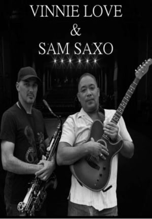 Vinnie Love & Sam Saxo at the Moonlight Bar