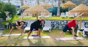 Yoga classes at Tipsy Los Gigantes