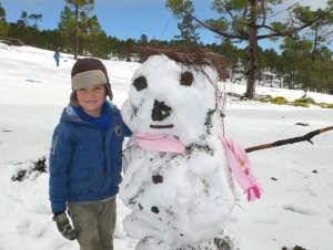 Snow on Teide, Tenerife