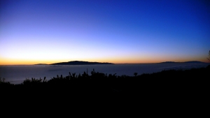 Sunset from the west coast of Tenerife