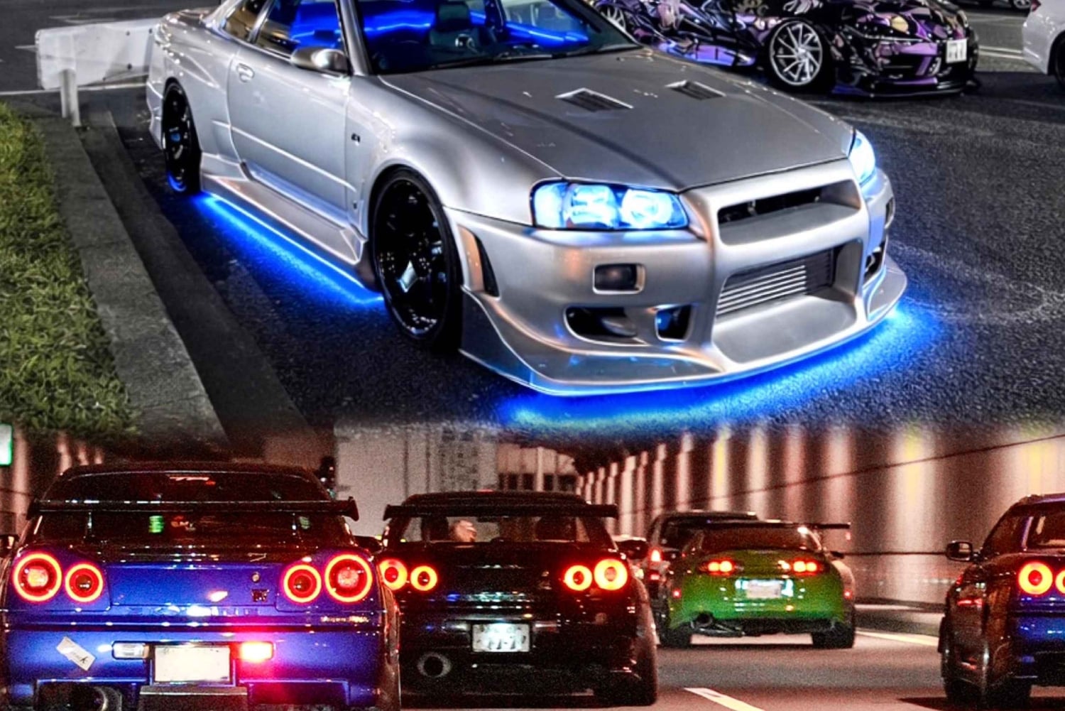 R34】東京：改造R34で行くプライベート大黒ツアー