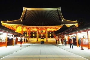 Asakusa: excursão a pé pela história e degustação de comida local