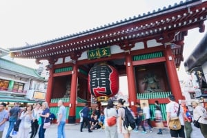 Asakusa: excursão a pé pela história e degustação de comida local