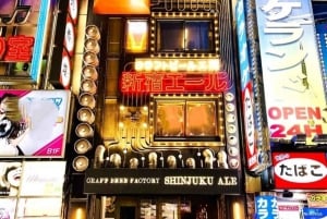 Cata informal de sake japonés y experiencia de aperitivos, Kabukicho