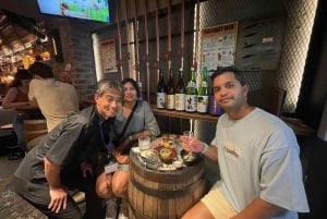 Cata informal de sake japonés y experiencia de aperitivos, Kabukicho