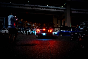 Daikoku & Tokyo Private JDM Tour by Tuned R34 , R35 GT-R