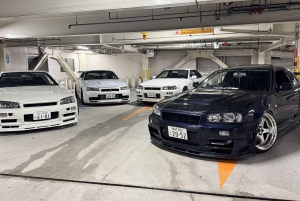 Daikoku & Tokyo Private JDM Tour by Tuned R34 , R35 GT-R