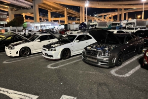 Daikoku & Tokyo Private JDM Tour by Tuned R34 , R35 GT-R