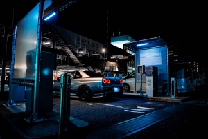 Daikoku & Tokyo Private JDM Tour by Tuned R34 , R35 GT-R