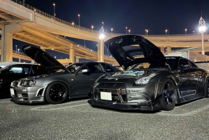 Daikoku & Tokyo Private JDM Tour by Tuned R34 , R35 GT-R