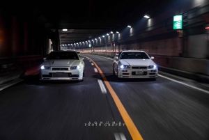 Visite privée de Daikoku et Tokyo en R34 et R35 GT-R tunées