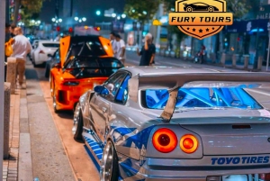 EVO, WRX, Skyline – JDM Night Run al Daikoku Car Meet