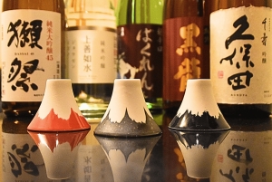 Doświadczenie w porównywaniu sake i przysmaków w shinjyuku