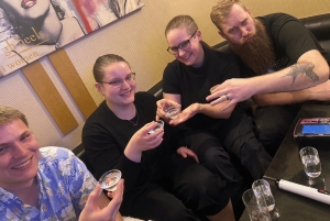 Doświadczenie w porównywaniu sake i przysmaków w shinjyuku