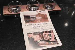 Doświadczenie w porównywaniu sake i przysmaków w shinjyuku