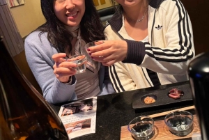 Doświadczenie w porównywaniu sake i przysmaków w shinjyuku