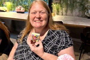 Experiência de criar um minijardim japonês adornado com flores