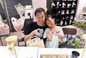 Experiência de criar um minijardim japonês adornado com flores