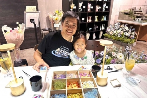 Experiência de criar um minijardim japonês adornado com flores