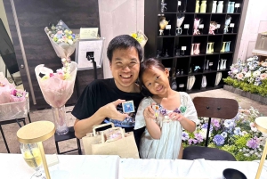 Expérimentez la création d'un mini jardin japonais orné de fleurs