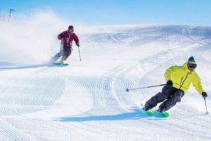 Fra Tokyo: Skiturer på Fuji-fjellet og onsen-opplevelse – dagsomvisning