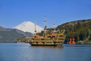 Från Tokyo: Snöupplevelse vid Fuji & piratskepp i Hakone