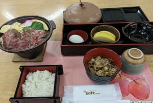 Da Tokyo: tour di 1 giorno delle scimmie delle nevi con pranzo di manzo Sukiyaki