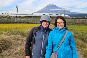 Fuji stad: Mount Fuji Scenic E-Bike Tour