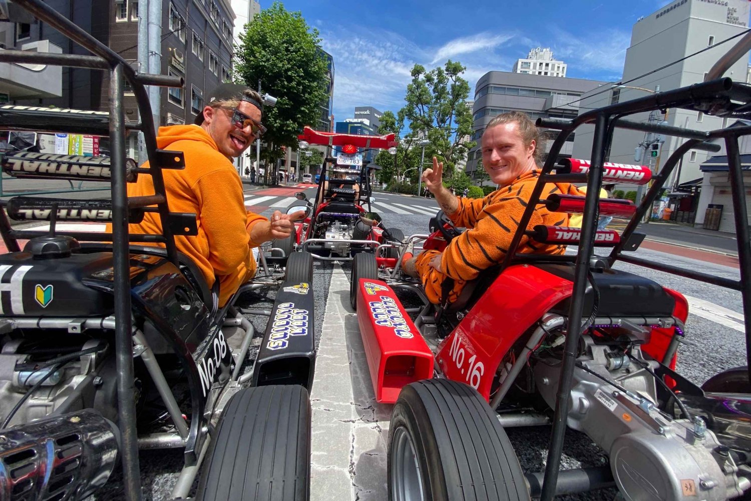 Vai in kart a Shibuya con Shibuya Kart