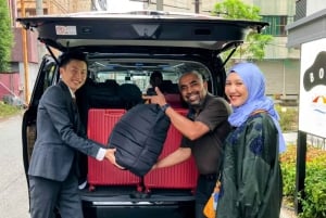 Guidet privat transport Tokyo ↔ Osaka/Kyoto med naturskønt stop