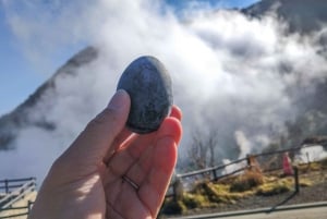 HakonexFuji: Owakudani, jezioro Ashi, darmowy statek piracki + kolejka linowa.