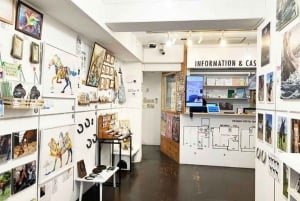 Harajuku: Kunstgalerie-Tour mit Okonomiyaki-Kochstunde