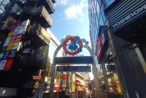 Harajuku: Kunstgalerie-Tour mit Okonomiyaki-Kochstunde