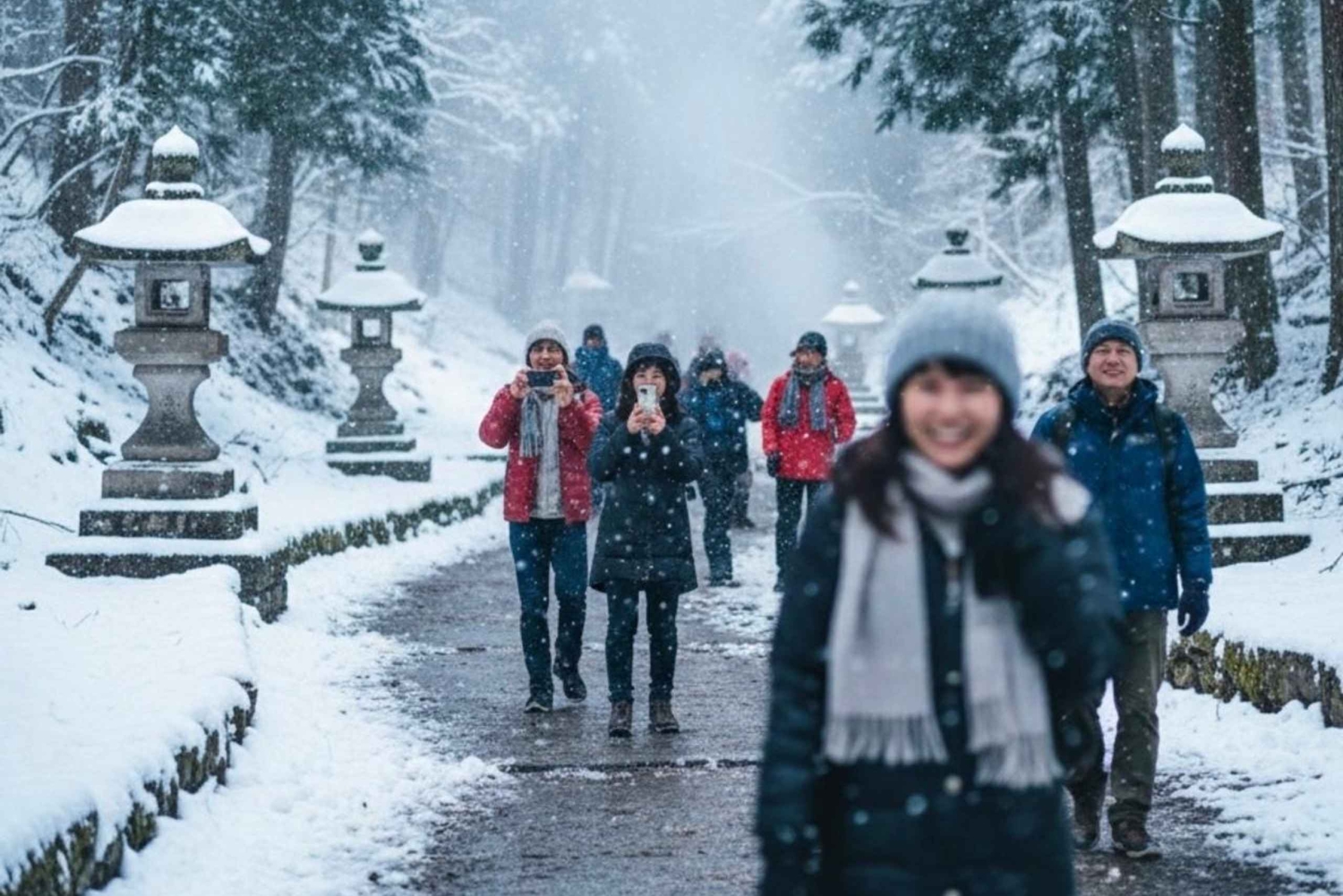 Japan: 4-dagars höjdpunkter med Fuji, Hakone, Nikko och snöapor