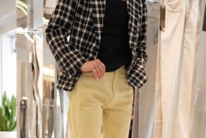 Japoński dżins: wycieczka, rozmowa i przymiarki w Omotesando