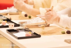 Japansk traditionel slikfremstilling og teceremoni