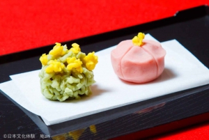 Japanse traditionele zoetwaren maken