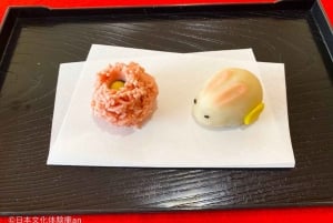 Japanse traditionele zoetwaren maken